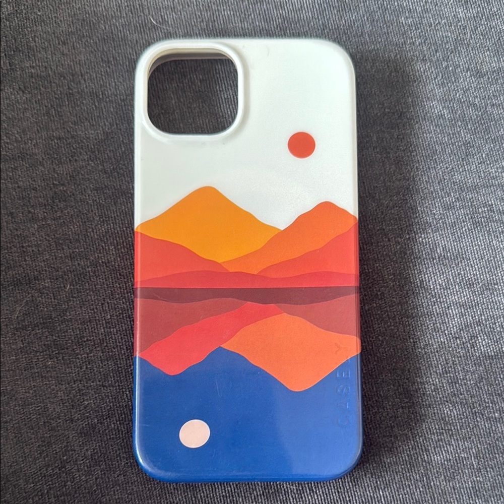 iPhone 13 Colorful Mountain Landscape Phone Case